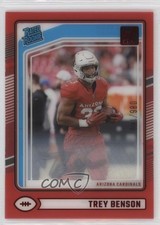 2024 Panini Clearly Donruss Rated Rookie Red /99 Trey Benson #74 x2o
