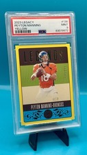2023 Panini Legacy Peyton Manning /150 #138 PSA 9