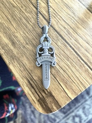 Chrome Hearts Necklace With Dagger Pendant