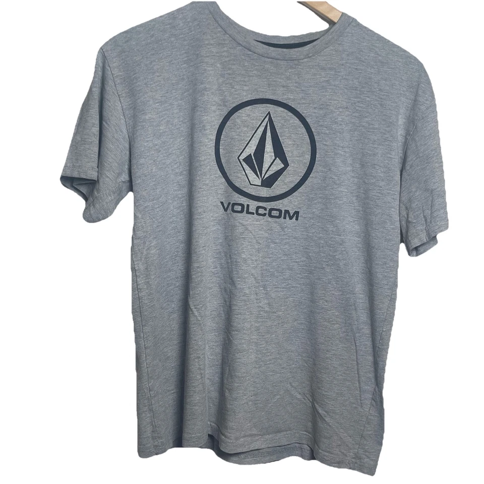 Volcom Men’s T-Shirt Gray Short Sleeve Graphic Logo Tee Size M Casual Skate Surf - Image 2 of 4