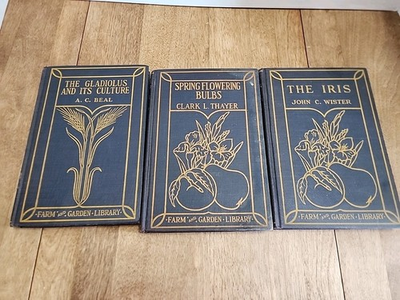 #ad #ad Lot of 3 Vintage Farm and Garden Library Books Iris Spring Bulbs amp; Gladiolus $48.75