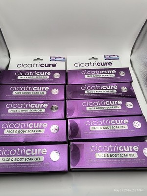 10 Boxes Cicatricure Face And Body Scar Gel 1.0 oz 28g Sealed Remove Scars Bulk