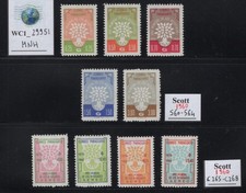 WC1_29951. PARAGUAY. 1960 YEAR OF THE REFUGEE set. Sc. 560-564,C265-C268. MNH