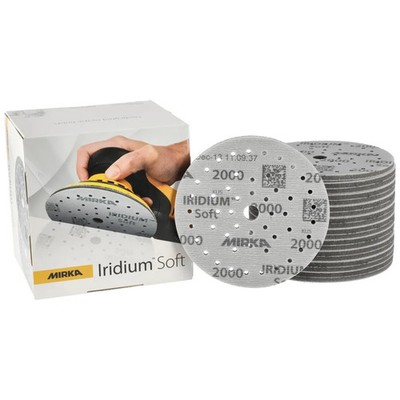 Mirka Iridium Soft Schleifscheiben Ø 150 mm / Klett Multifit / 20 St