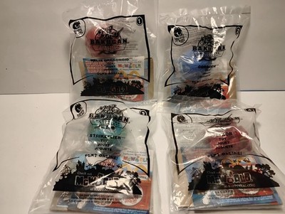 2010 Bakugan Gundalian Invaders McDonalds Happy Meal Toys 1-4 New Sealed 
