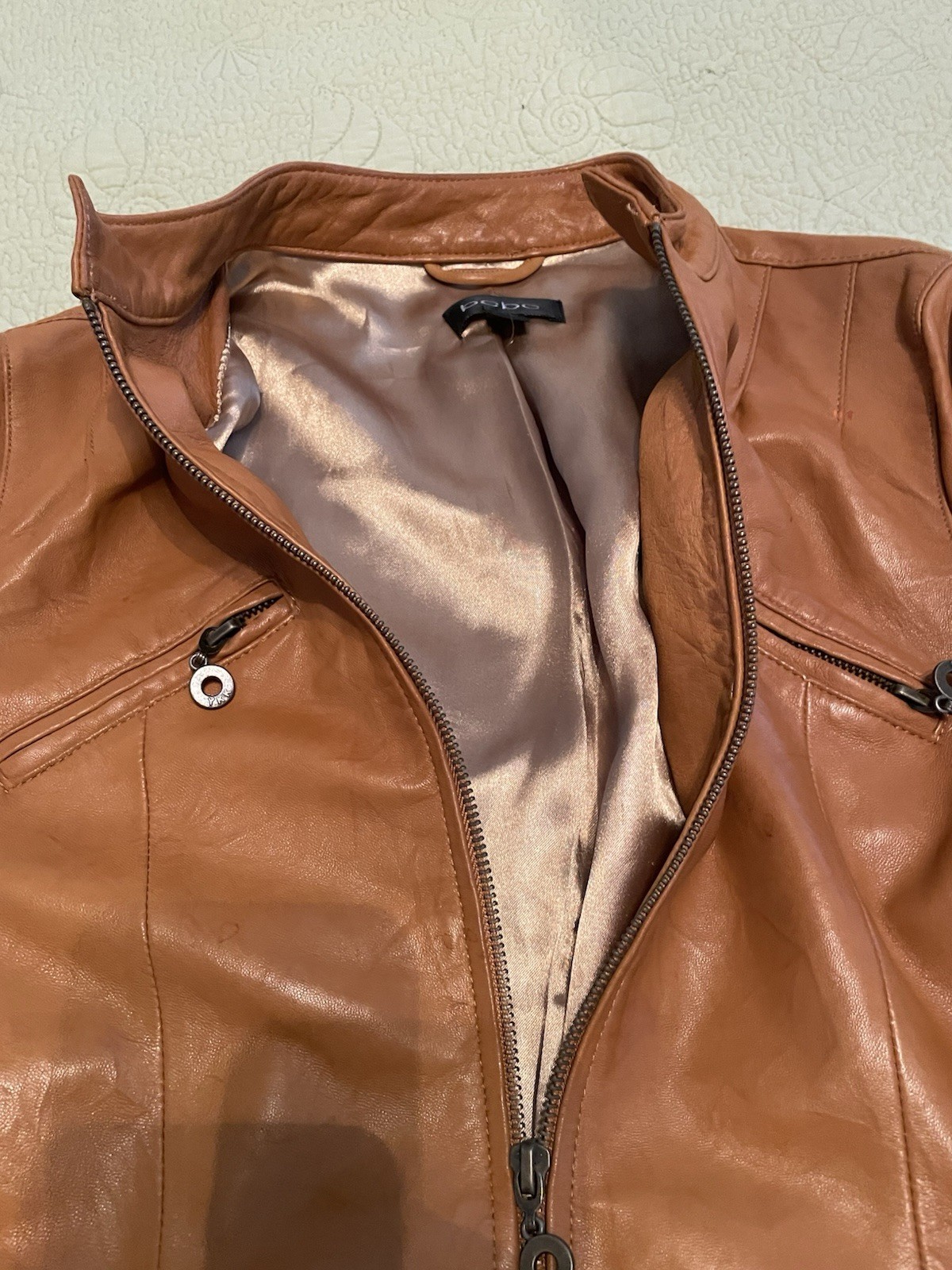 Bebe 100% Leather Jacket. Medium - image 3