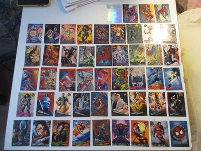 1996 Fleer Marvel Spider-Man Premium Card Lot of 50 - Eternal Evil