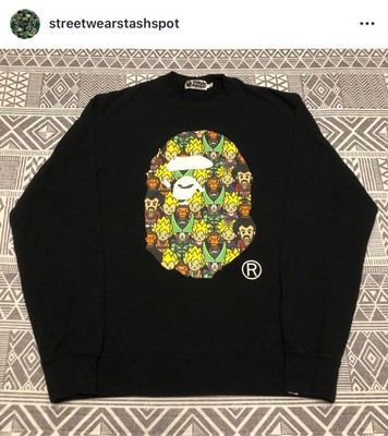A Bathing Ape Bape X Dragon Ball Z Lightweight Crewneck Size Extra Large
