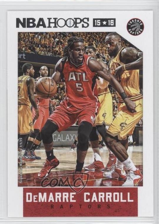 2015-16 Panini NBA Hoops (Guarded by ) DeMarre Carroll LeBron James #79 0a4