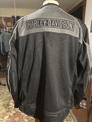Harley-Davidson Men's Toil Mesh Riding Jacket 3XL 98185-17VM EUC Armor Included