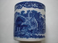 George Jones & Sons Abbey 1790 niebiesko-biała doniczka