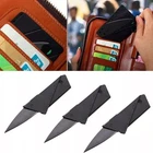 3X Folding CREDIT CARD-KNIFE Cards Wallet Folding Pocket Survival Micro Knives