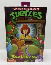NECA TMNT Turtles April O'Neil Mutant Interest Story Cartoon Action Figure   5