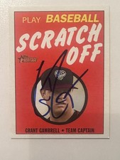 Grant Gambrell Signed 2020 Topps Heritage Minor IP AUTO Chukars #19 scratch off