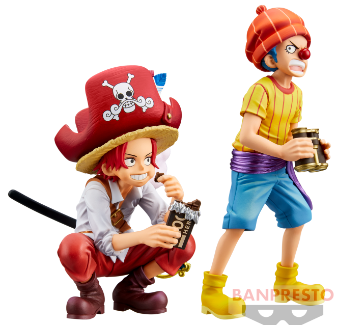 BANPRESTO - ギャング　4個セット ONE PIECE Buggy Shanks Figure DXF THE GRANDLINE CHILDREN
