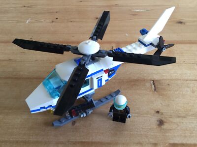 LEGO City 7741 Police Helicopter With Instruction Manual Minifigure  UK