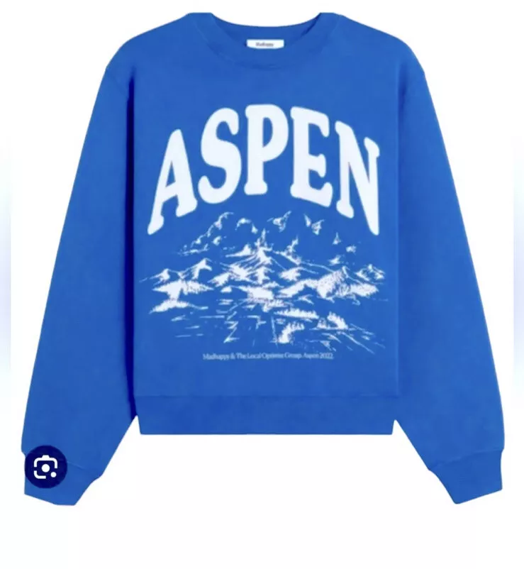 Madhappy Aspen Exclusive Cotton Fleece Pullover Sweatshirt Unisex