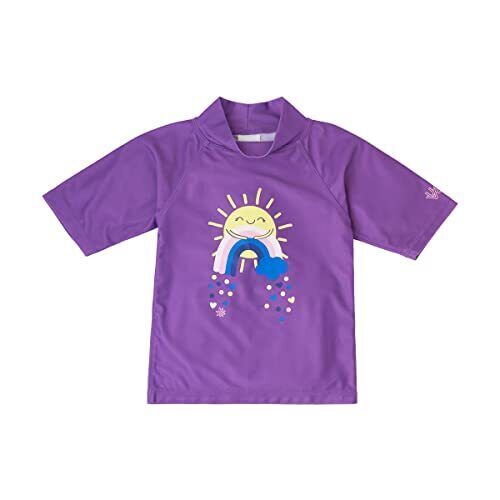 NWT*UV Skinz Girls 3PC Swim Set UPF 50+ Graphic Tee /Skirt/ Reversible Hat - Picture 21 of 22