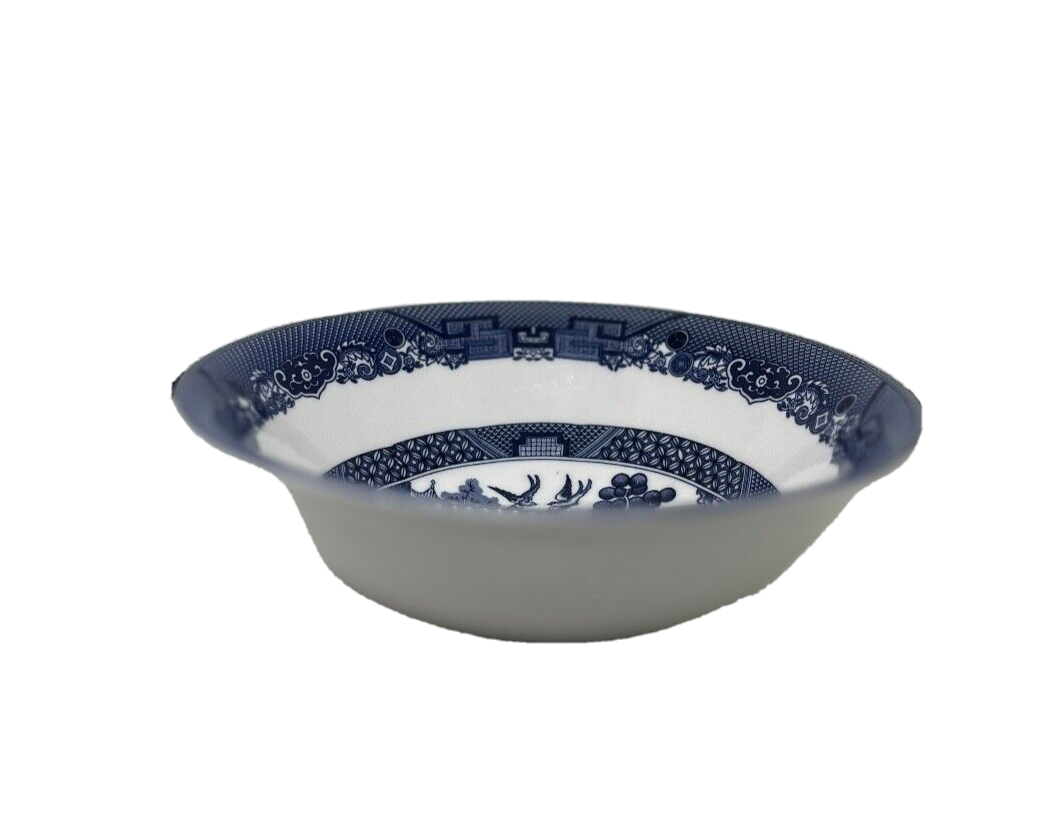 SET OF 2 Johnson Brothers Classic Blue Willow Cereal BowlsNEW