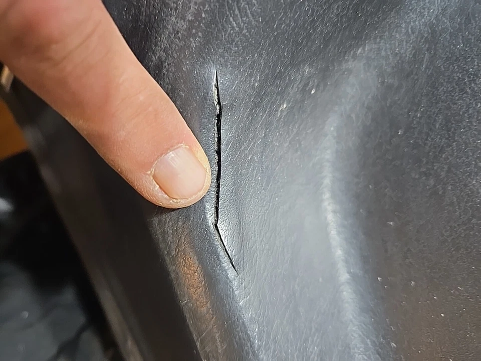 Pontiac Firebird 1968-69 T/A Pass Side Deluxe panel de puerta negro original 7743384 OEM Foto 3 de 4