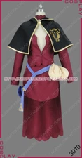 Black Clover Vanessa Enoteca Clothing Cos Cloth Uniform Cosplay Costume*gh