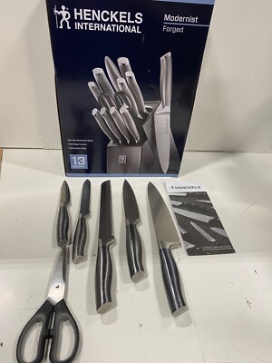 Henckels International MODERNIST Forged 13pc Knife Block Set