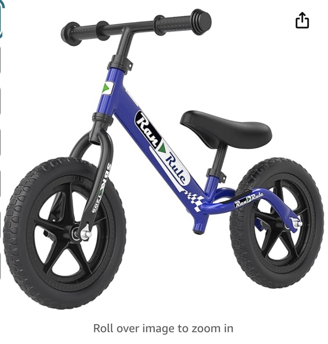 Royalbaby RanRule Kids Balance Bike Toddlers Age 2~5  Blue