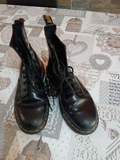 lotto 2597 scarpe anfibi donna Dott. Martens nero n.39