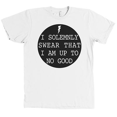 I Solemnly Swear I Am Up To No Good Bella + Canvas T Shirt Tee Harry Potter