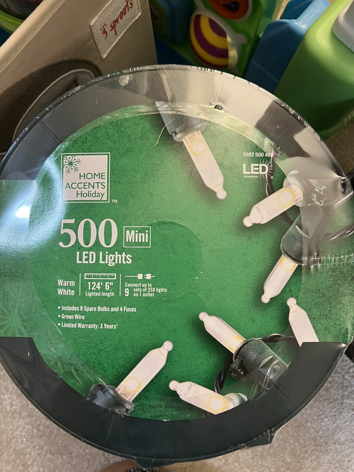 Home Accents Holidays 500 ct mini LED lights, Warm white eBay