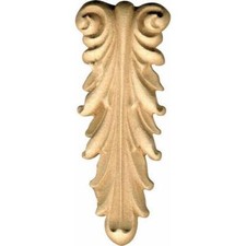 Fregio per Mobili in Pasta di Legno finitura Grezza 43x110 mm art.03.4867