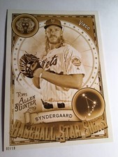 2019 Topps Allen & Ginter Baseball Star Signs 5x7 Noah Syndergaard Mets 39 02/10