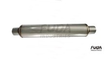 Exhaust Muffler 3.0 Inout Center 5 Round Body 30 Oal Moderate Sound