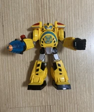 Playskool Transformers Bumble Bee Robot Figure Hasbro 10" Lights Sounds 2012