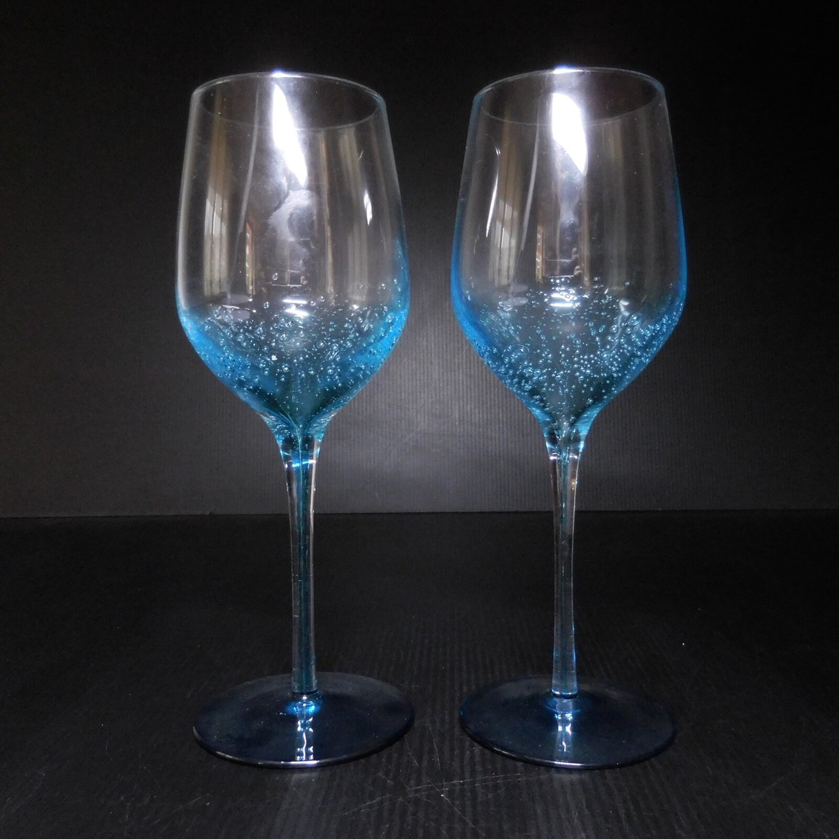 Verres à eau avec motif gaufré George, 8 pièces