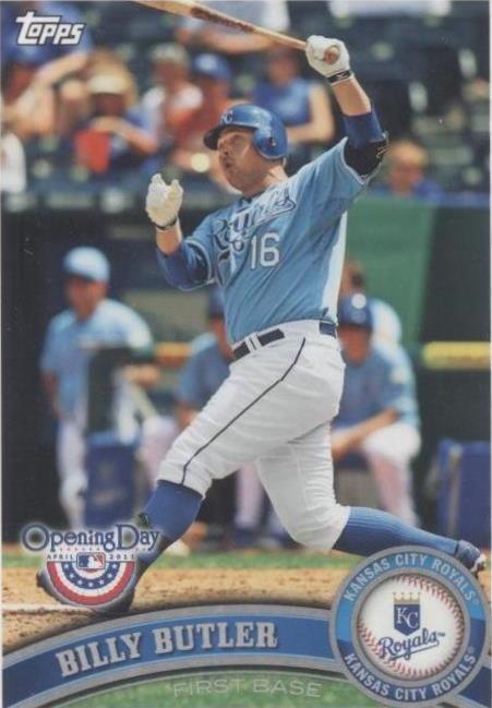 2011 Topps Opening Day - Billy Butler #185 - 1 of 1