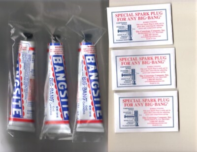 Big-Bang Cannons Bangsite Ammo & Spark Plug Flint: 3-PACK COMBO