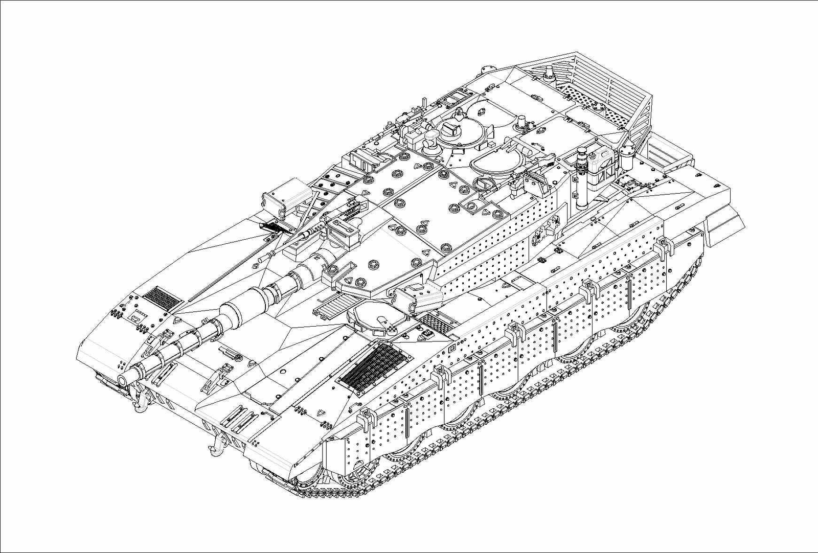 Trumpeter 07104 - 1:72 Israel Merkava Mk. III BAZ MBT - New