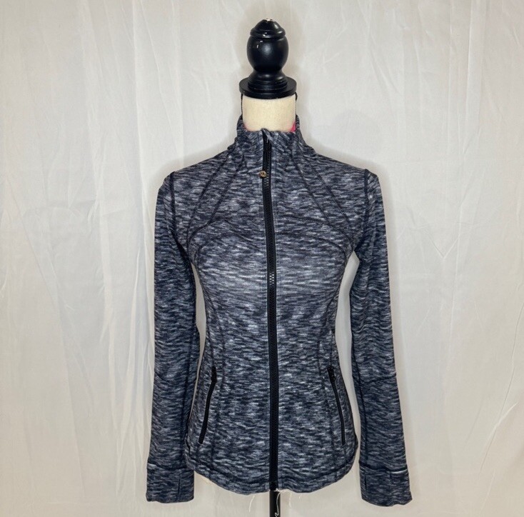 Lululemon Define Jacket Dramatic Static Navy/Blac… - image 3
