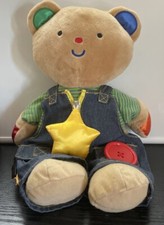 Melissa  Doug K's Kids Teddy Wear Bear Baby Toy Learn to Dress Educational Toy