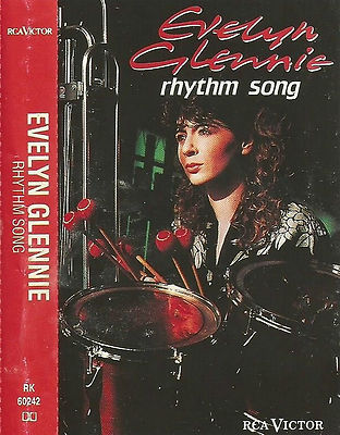 Evelyn Glennie Rhythm Song CASSETTE CLASSICAL WORLD JAZZ DEBUT ALBUM 1990 13TRAC