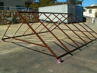 3m X 3m Steel Carport Roof Frame Diy Bolt Together Prefab Panel S