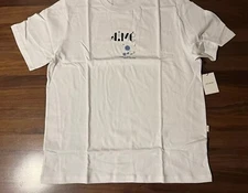 Aime Leon Dore ALD Ink Splatter Studio Tee Size XXL Bright White Cotton T-Shirt