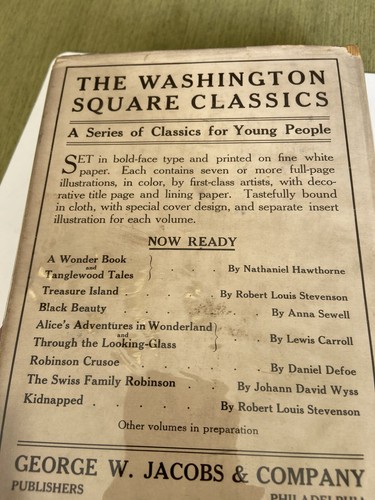 1920’s Kidnapped Robert Louis Stevenson The Washington Square Classics - Picture 12 of 12