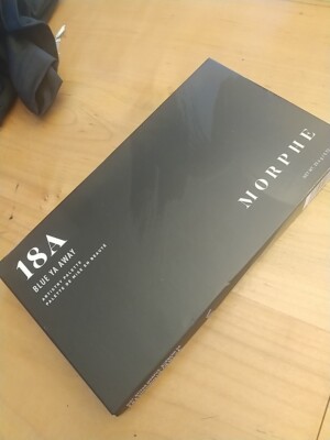 MORPHE 18A BLUE YA AWAY EYESHADOW PALETTE FULL SIZE New In Box Authentic 20.6g