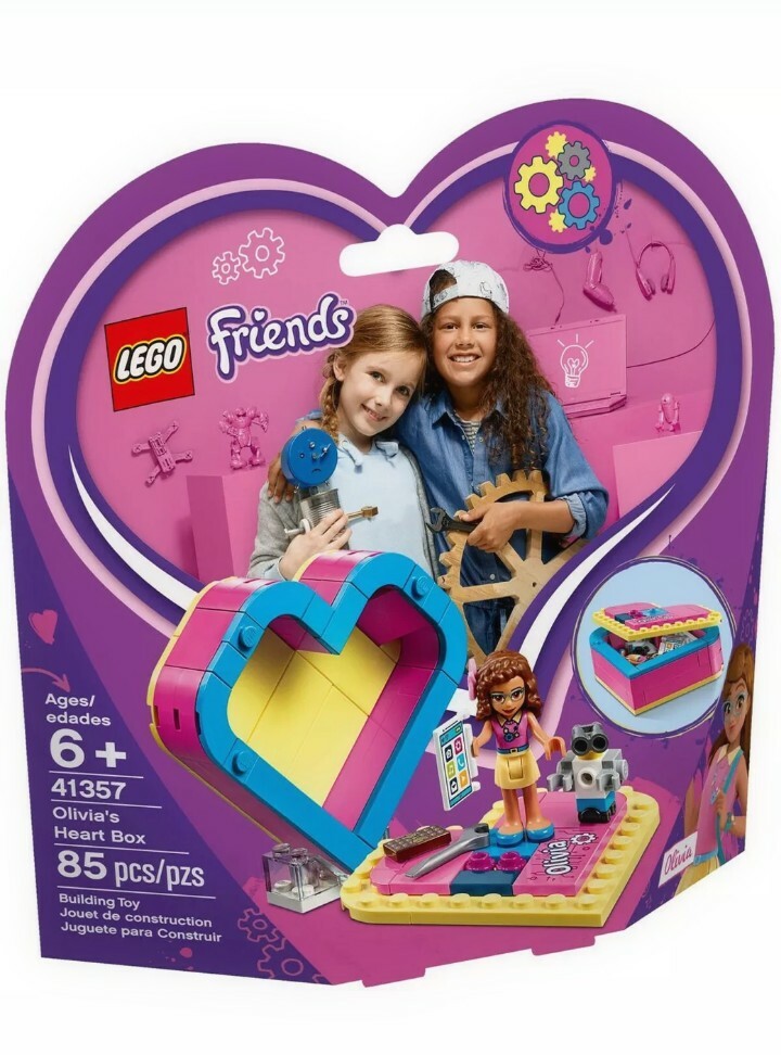 LEGO Friends 41357 Olivia's Heart Box 85 Piece Building Toy Makes