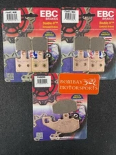 EBC HH front & rear brake pads set - Kawasaki ZX6R 2007-2012 _FA417/4HH|FA192HH