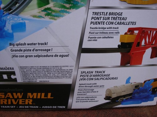 Toys R Us Imaginarium Power Rails Saw Mill River Remote Control Train Set NIB - Picture 10 of 12