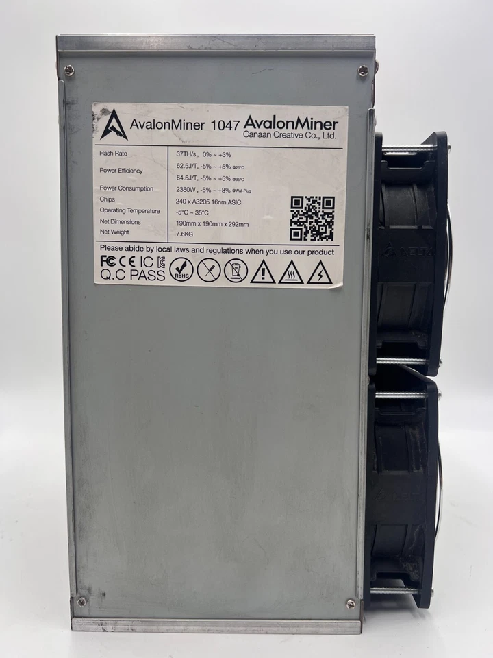 Canaan Avalon 1047 (37 TH) Bitcoin Miner - IN USA - Image 4 of 4