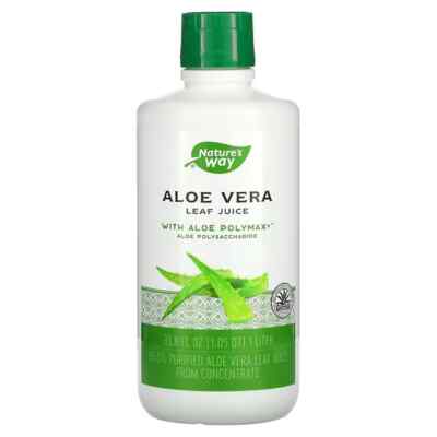 Nature's Way, Aloe Vera Blattsaft, 33,8 flüssige Unzen (1 L)